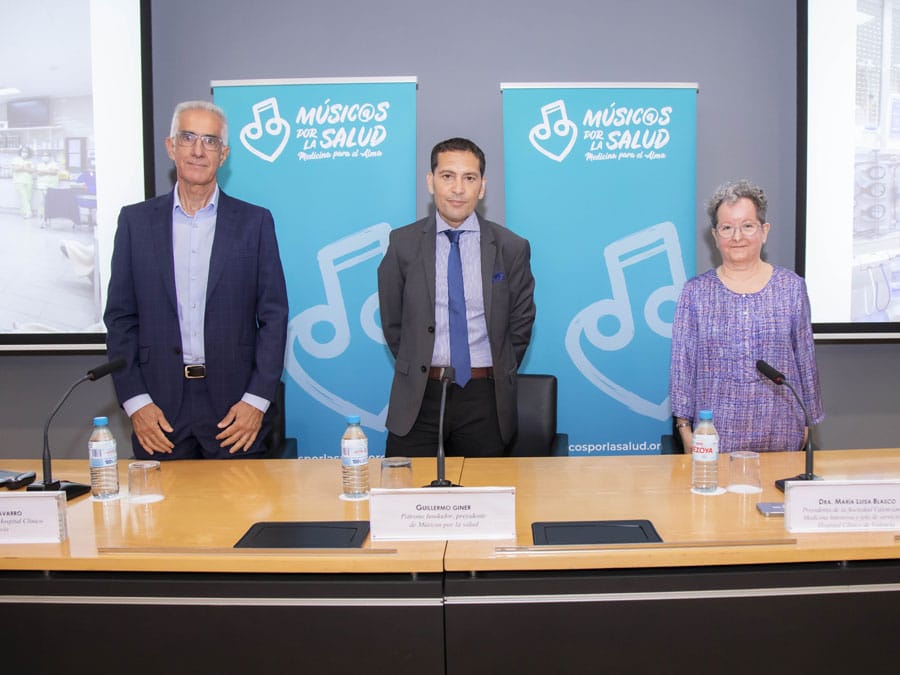 Músicos por la Salud presenta un manifiesto pidiendo al Gobierno y a las Comunidades Autónomas que incluyan la música en la Sanidad